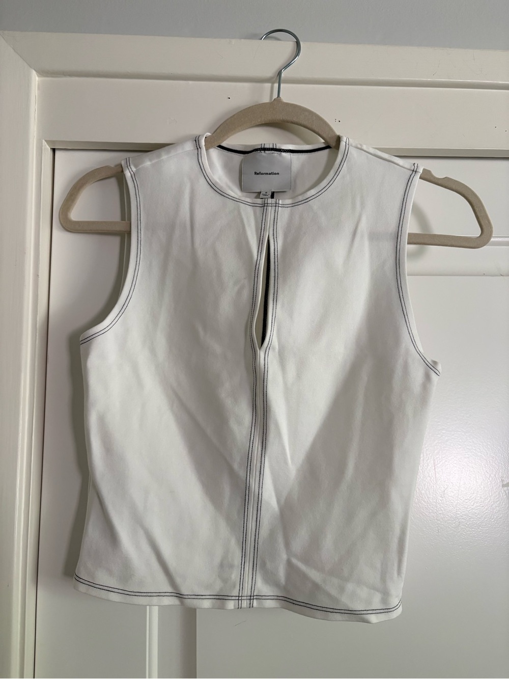 Reformation Carsyn Knit Top